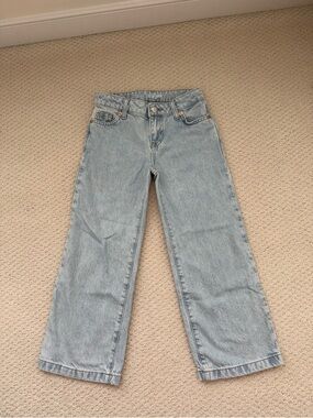 Cat & Jack Light Blue Wide-Leg Jeans